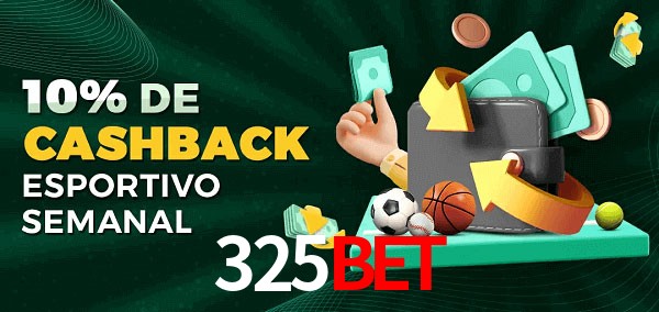 10% de bônus de cashback na 325bet